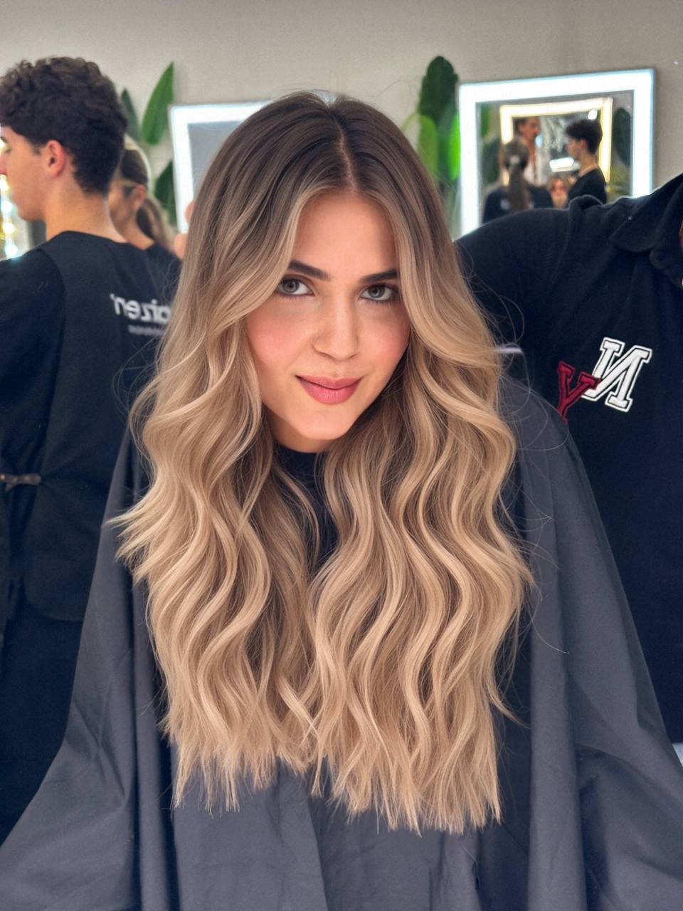 Balayage hair transformation in Nişantaşı Istanbul